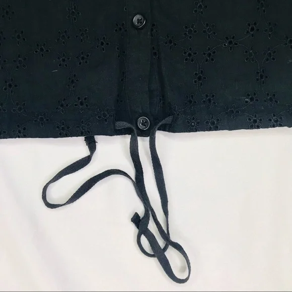 Free People Floral Eyelet Stars Align Blouse....Size M NWT - Picture 9 of 13